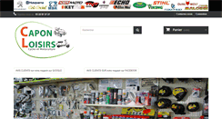 Desktop Screenshot of capon-loisirs.com