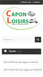 Mobile Screenshot of capon-loisirs.com